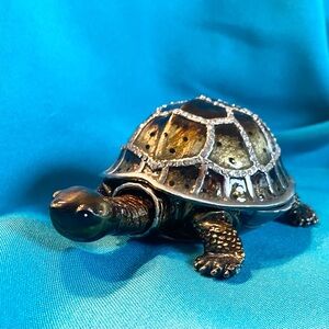 Jeweled Tortoises Trinket Box
